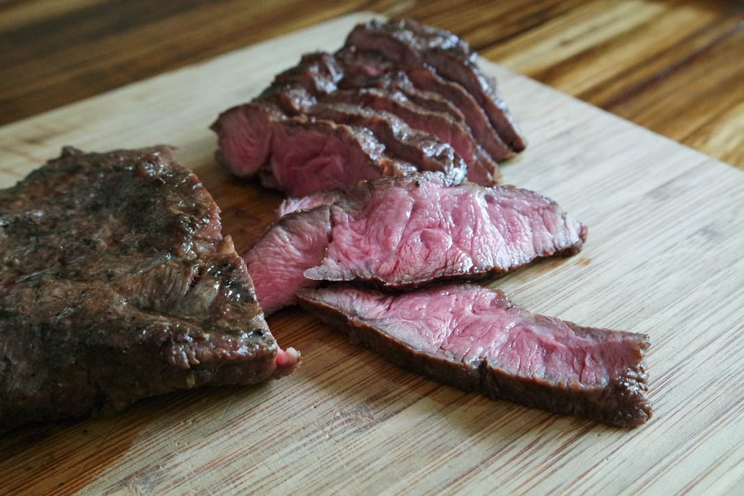 Seared Wagyu Flat Iron with Balsamic Marinade Recipe