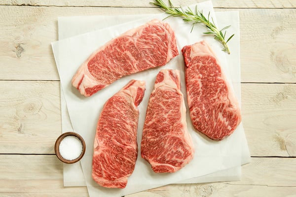 Wagyu beef strip steaks could fit in your diet!